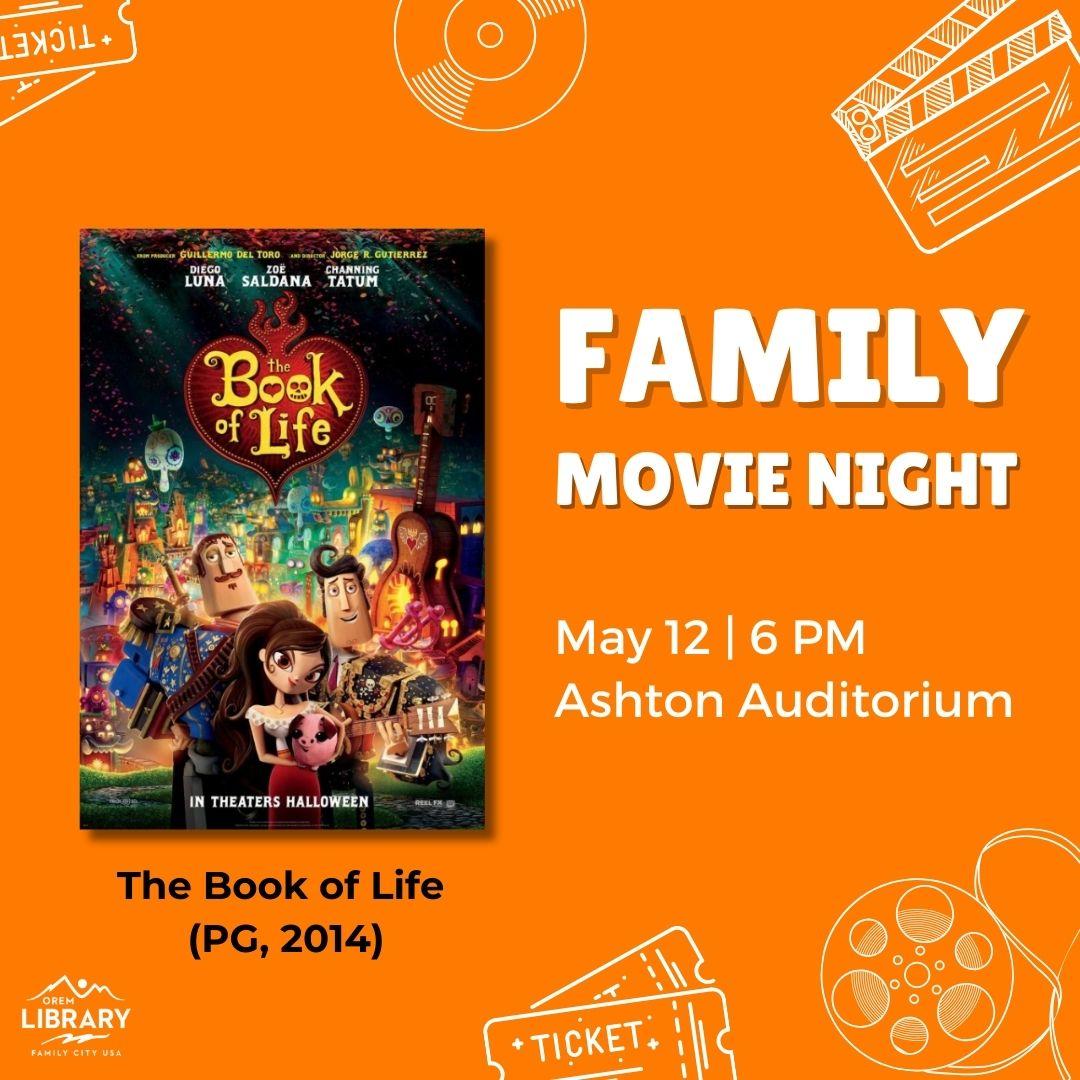 Family Movie Night April: The Book of Life