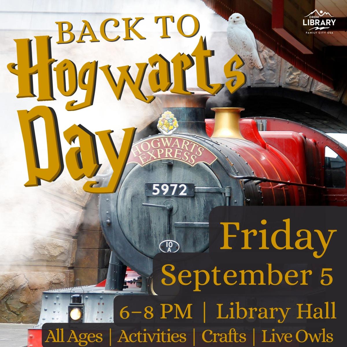 Back to Hogwarts Day